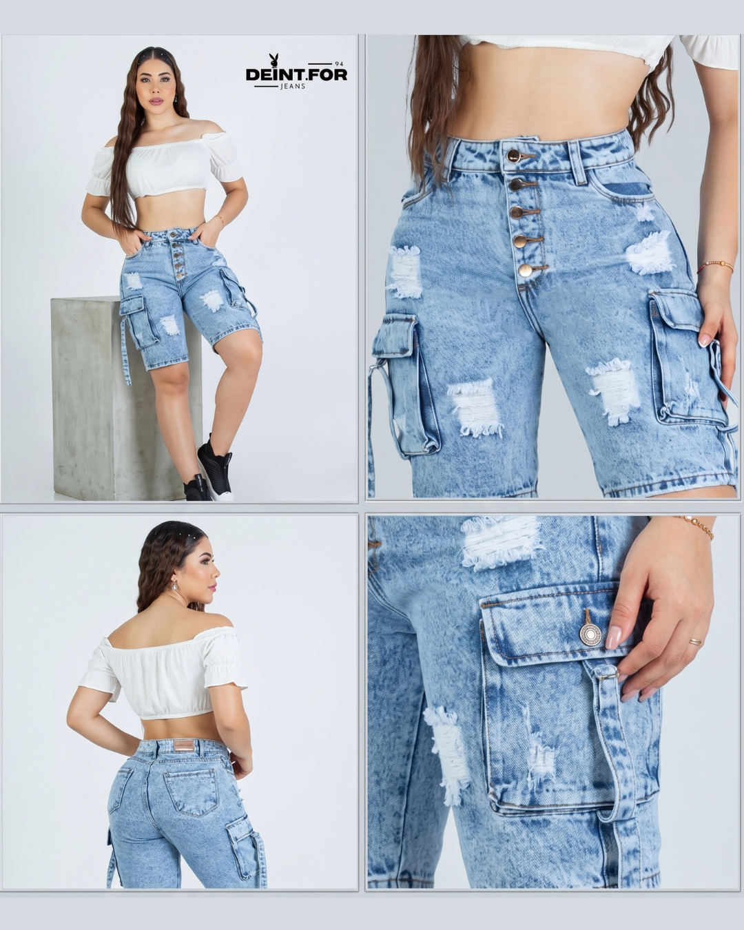 Reinventa tu look casual: La Bermuda DEINT.FOR  define tu silueta.