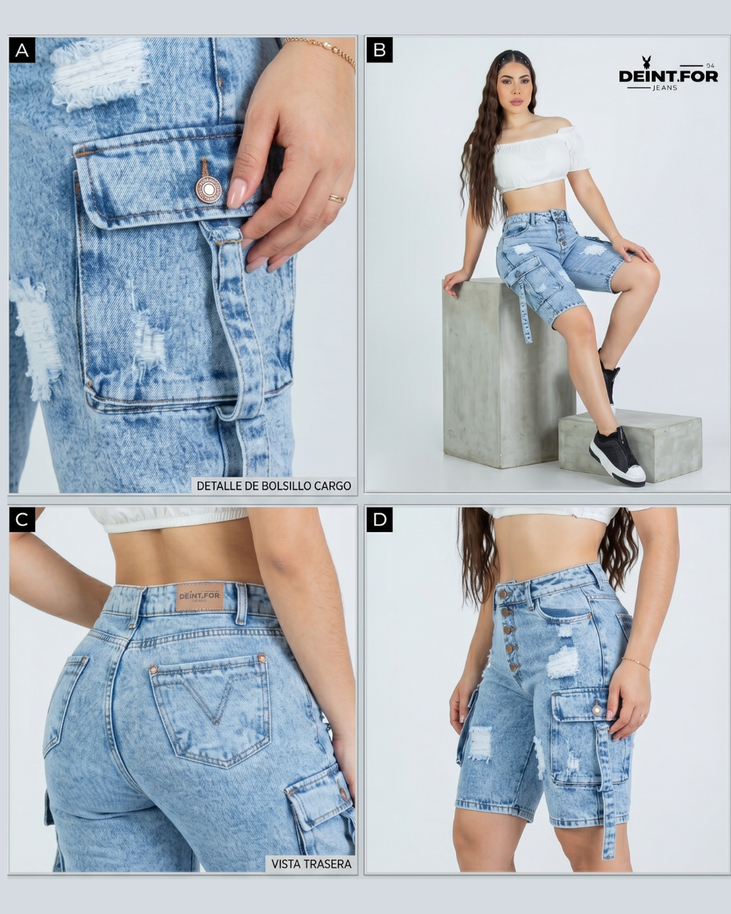 Reinventa tu look casual: La Bermuda DEINT.FOR  define tu silueta.