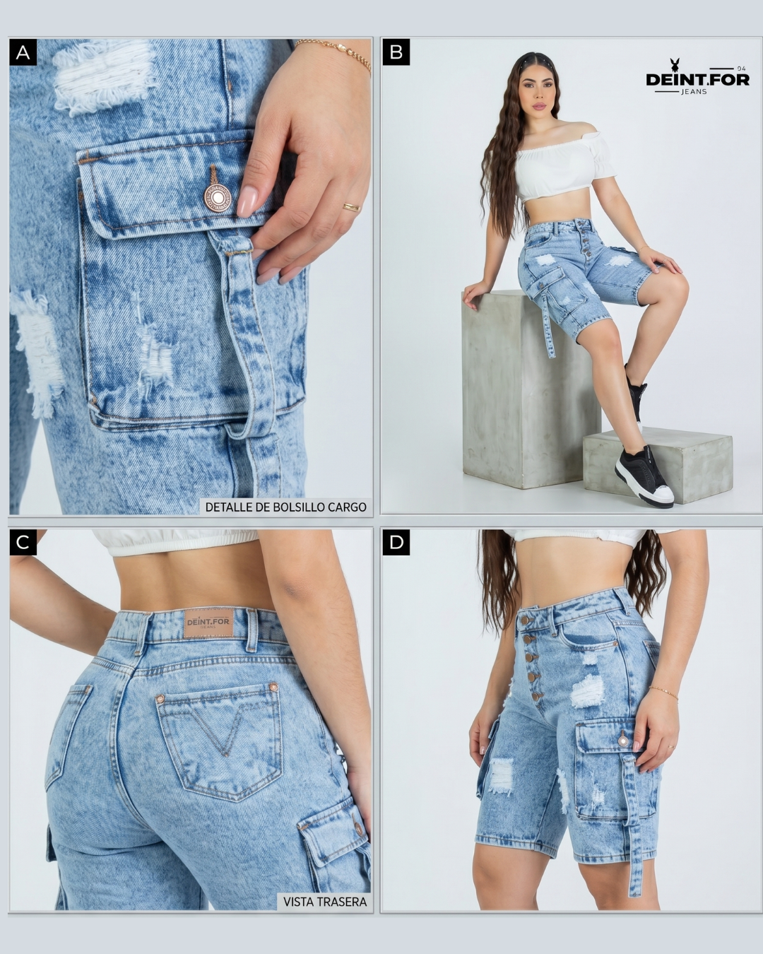 Reinventa tu look casual: La Bermuda DEINT.FOR  define tu silueta.